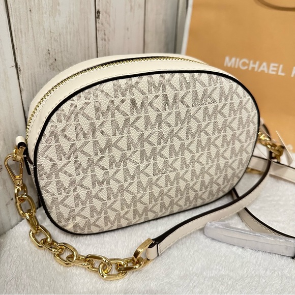 NWT! MICHAEL KORS Jet Set Glam Front Pocket Crossbody Bag - Picture 3 of 5